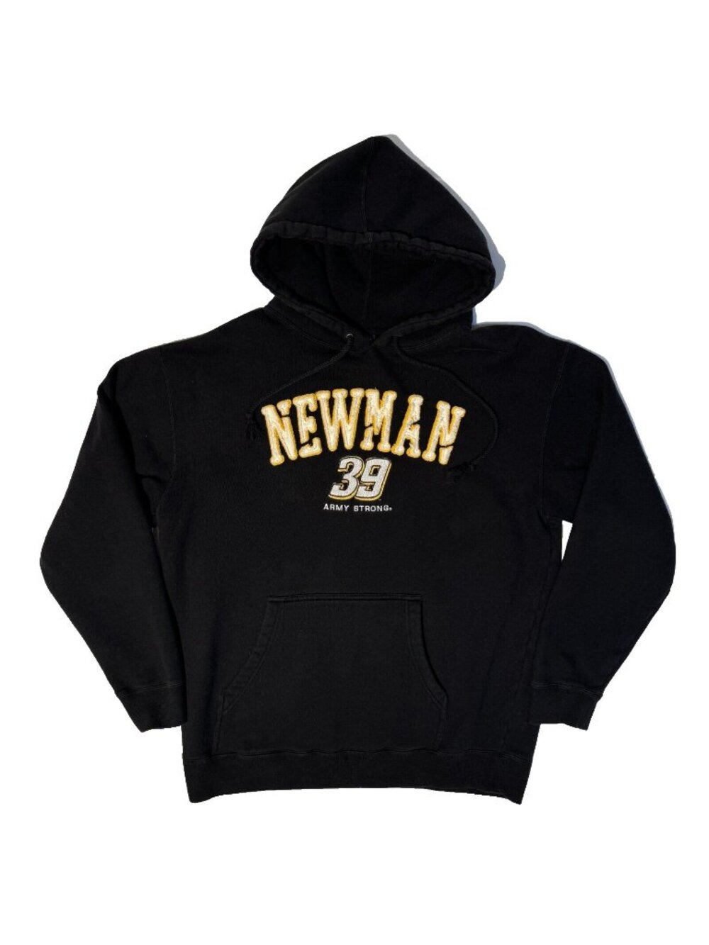 NASCAR Army Strong #39 Ryan Newman Hoodie - L Black Pullover Sweatshirt